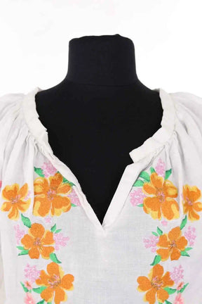 Blouse Maje Blanc en Coton