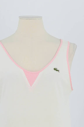 Top sans manche Lacoste  Blanc