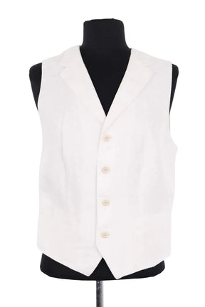 Gilet Ralph Lauren Blanc en Lin, taille M - Seconde Main