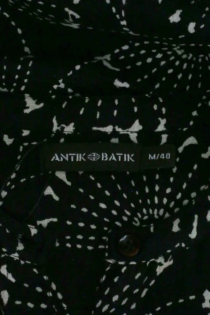 Chemise Antik Batik Noir en Coton