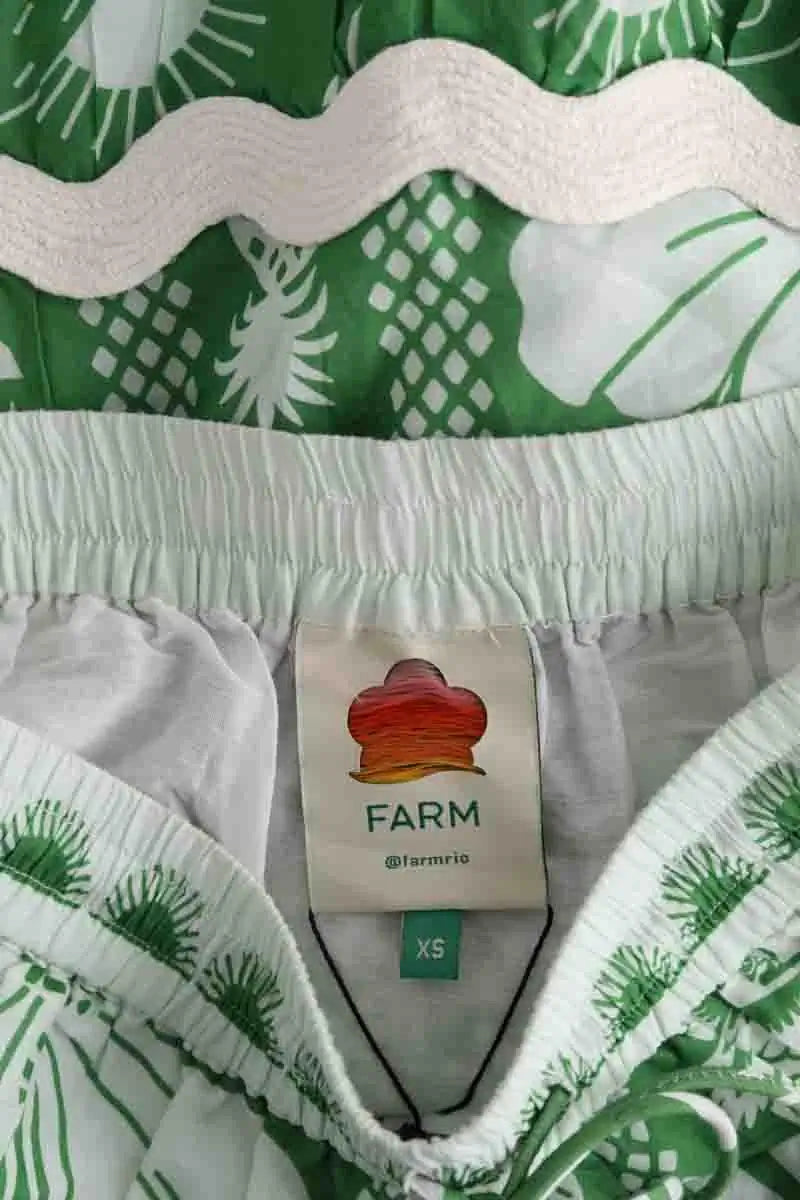 Jupe Farm Rio Vert en Coton