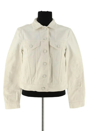 Veste Closed Blanc en Coton, taille S - Seconde Main
