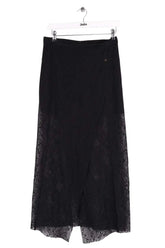 Jupe The Kooples Noir en Laine, taille S - Seconde Main