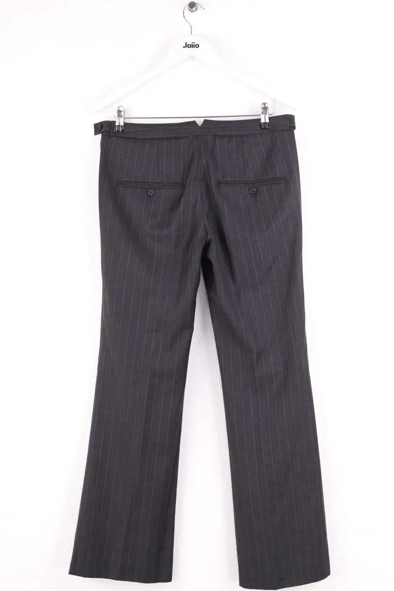Pantalon droit Theory Anthracite en Laine