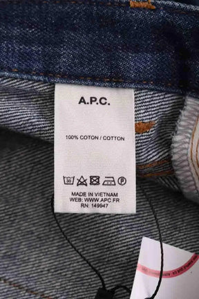 Jean droit APC Bleu en Coton