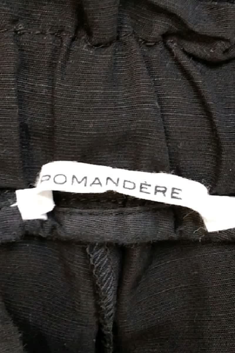Pantalon droit Pomandère  Noir