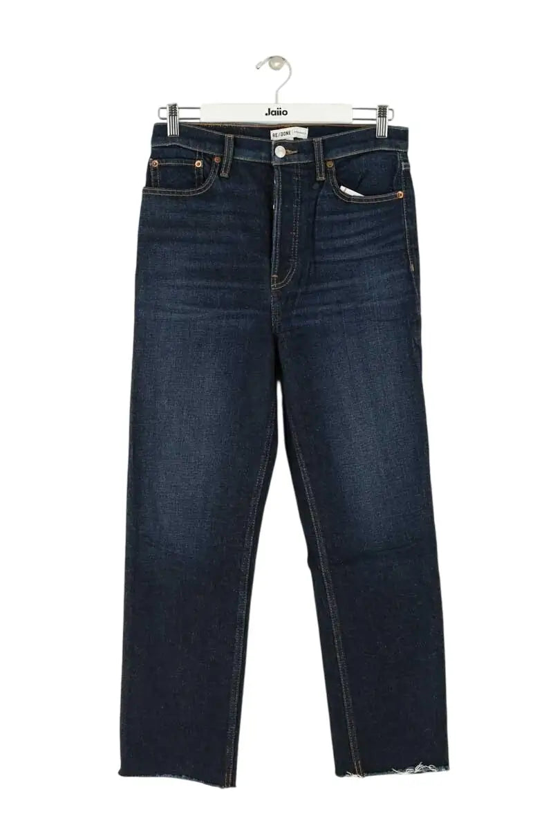 Jean droit RE/DONE Bleu en Coton, taille M - Seconde Main