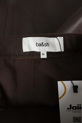 Mini jupe Bash  Marron
