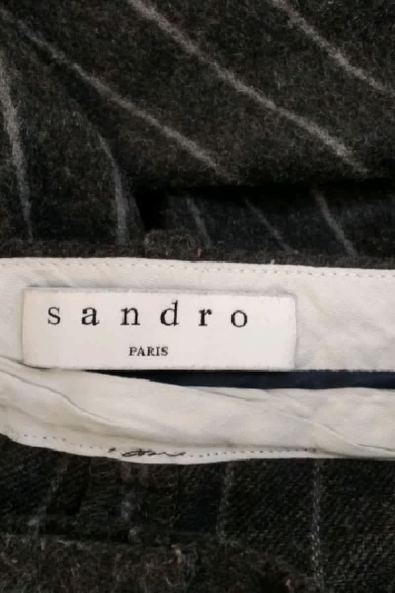 Pantalon droit Sandro  Gris