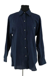 Chemise Maje Marine en Coton, taille S - Seconde Main