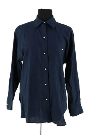 Chemise Maje Marine en Coton, taille S - Seconde Main