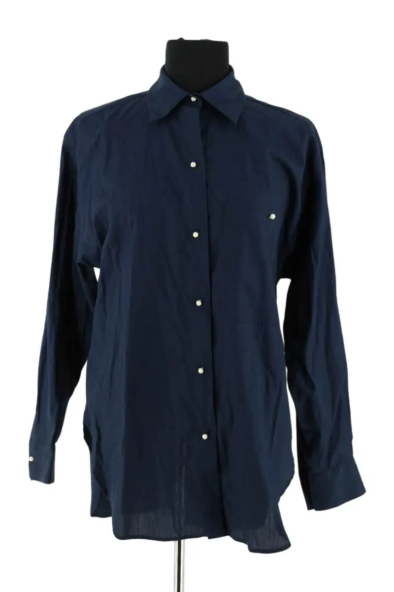 Chemise Maje Marine en Coton, taille S - Seconde Main
