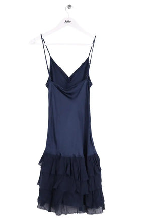 Robe Maje Nefertiti Bleu en Soie
