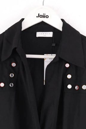 Robe Sandro Noir en Viscose