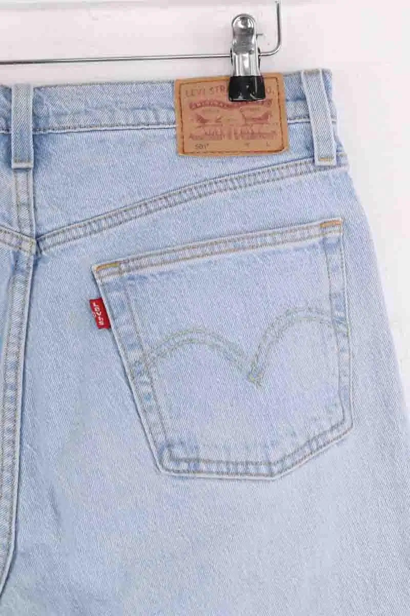 Jean droit Levi's 501 Bleu en Coton