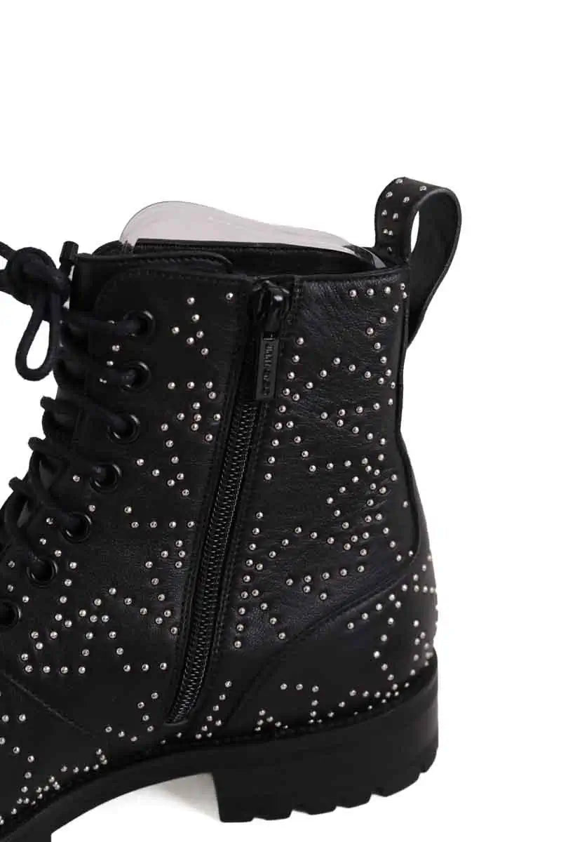 Boots à lacets Jimmy Choo Noir en Cuir