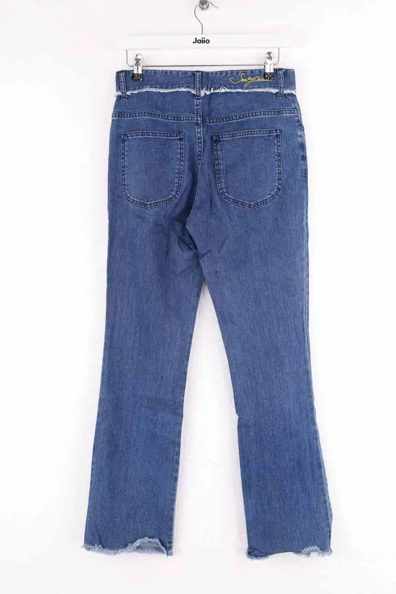 Jean droit See By Chloé Bleu en Coton