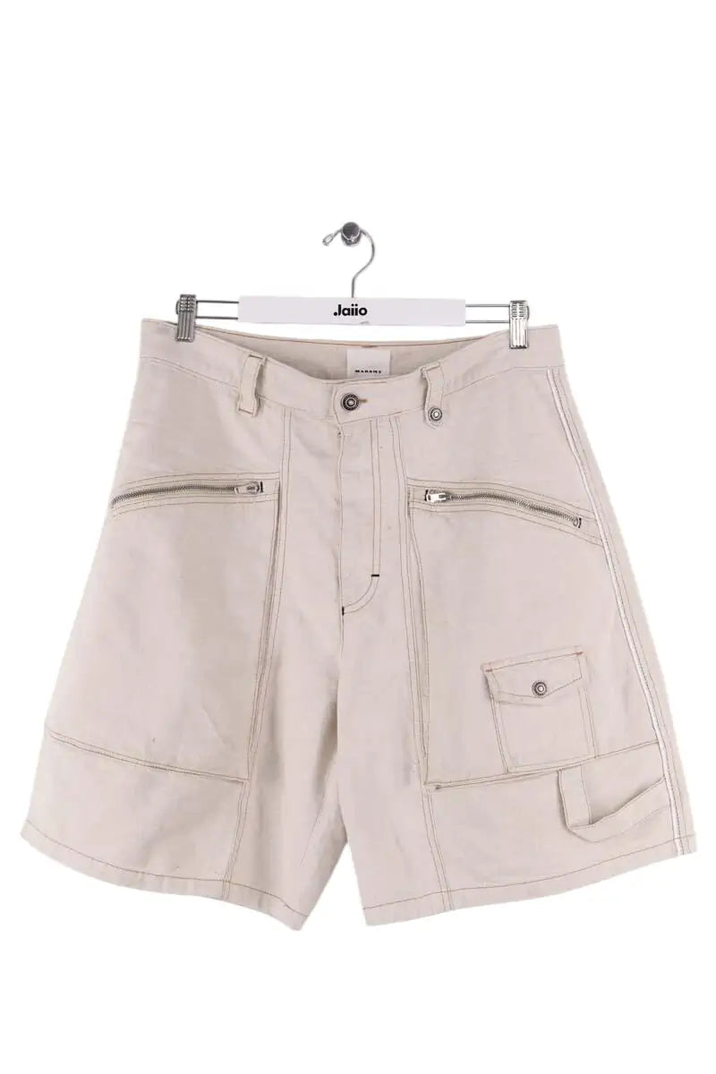 Bermuda Isabel Marant Beige en Coton, taille S - Seconde Main