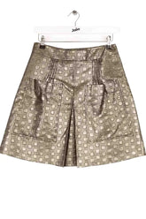 Mini jupe See By Chloé Doré en Synthétique, taille M - Seconde Main