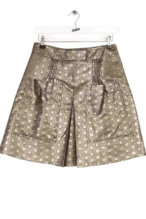 Mini jupe See By Chloé Doré en Synthétique, taille M - Seconde Main