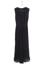 Robe The Kooples Noir en Viscose, taille XS - Seconde Main