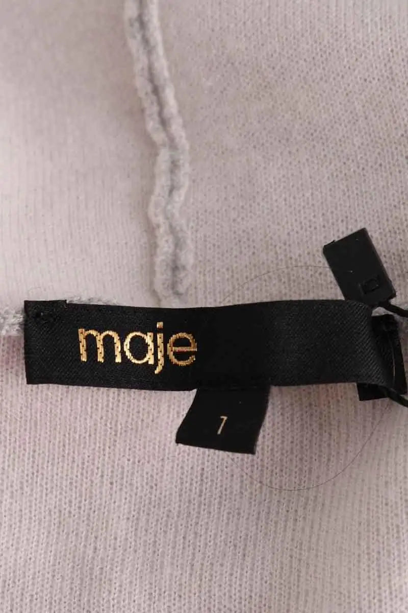 Sweatshirt Maje Gris en Coton