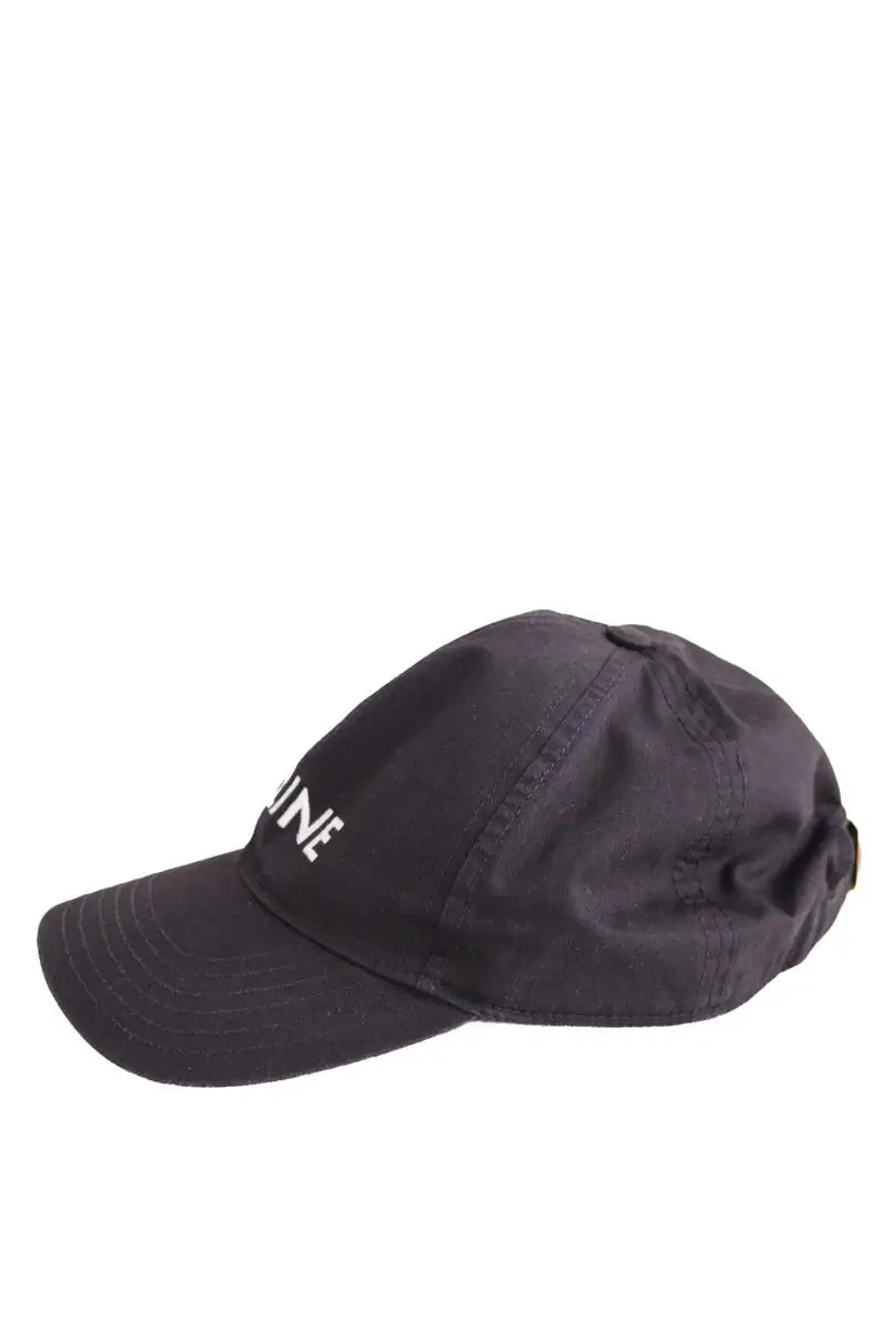 Casquette Celine Noir en Coton