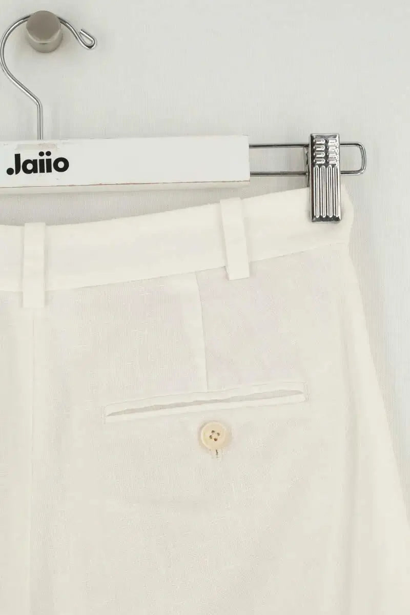 Bermuda Ralph Lauren Blanc en Lin
