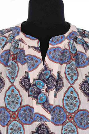 Blouse Claudie Pierlot Bleu en Synthétique