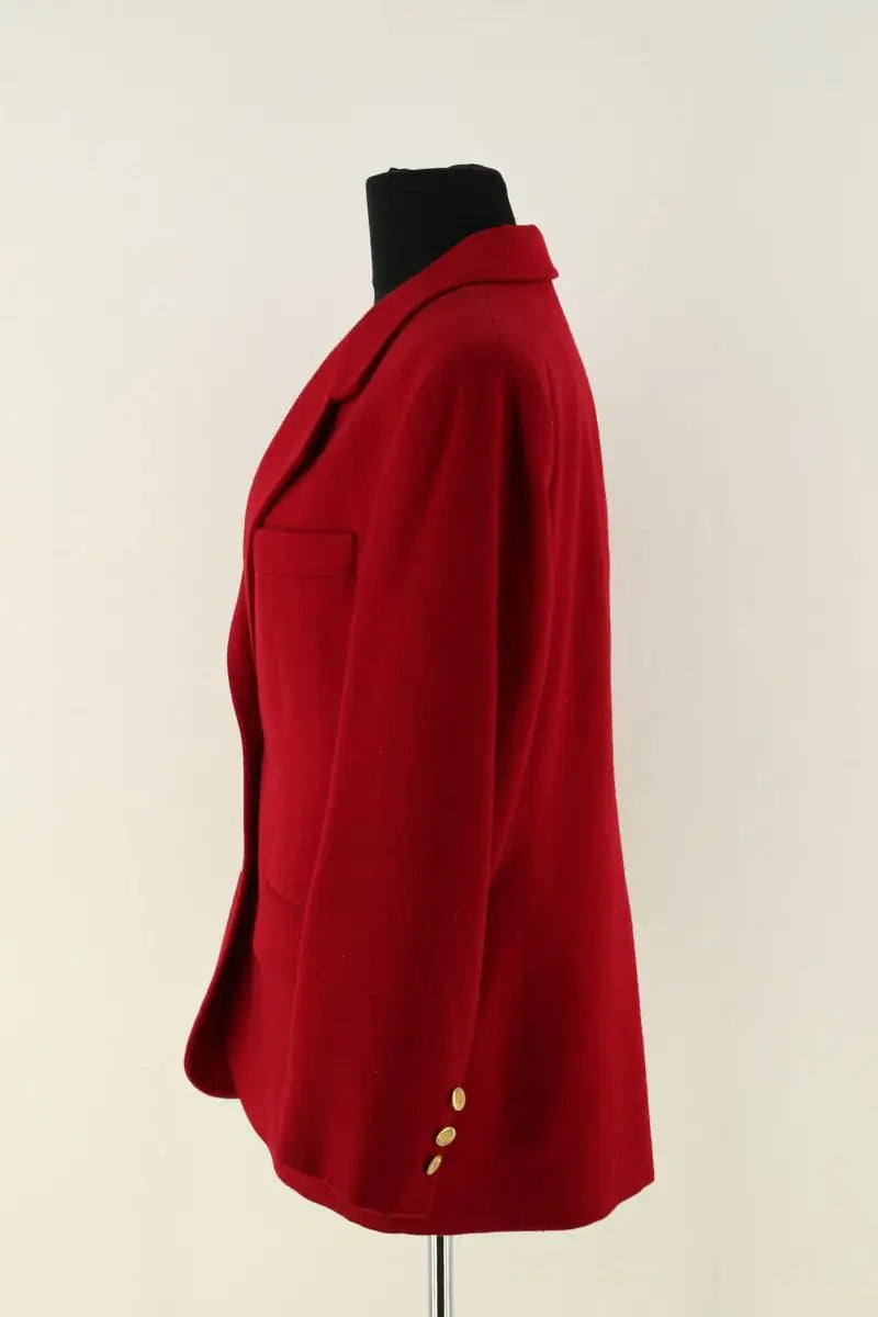 Blazer Burberry Rouge en Laine
