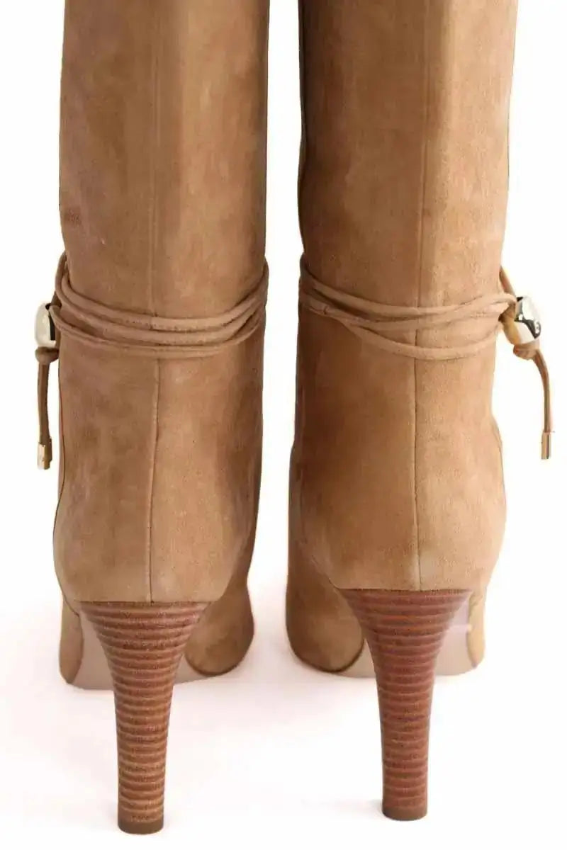Bottes LK Bennett Loretta Camel en Daim