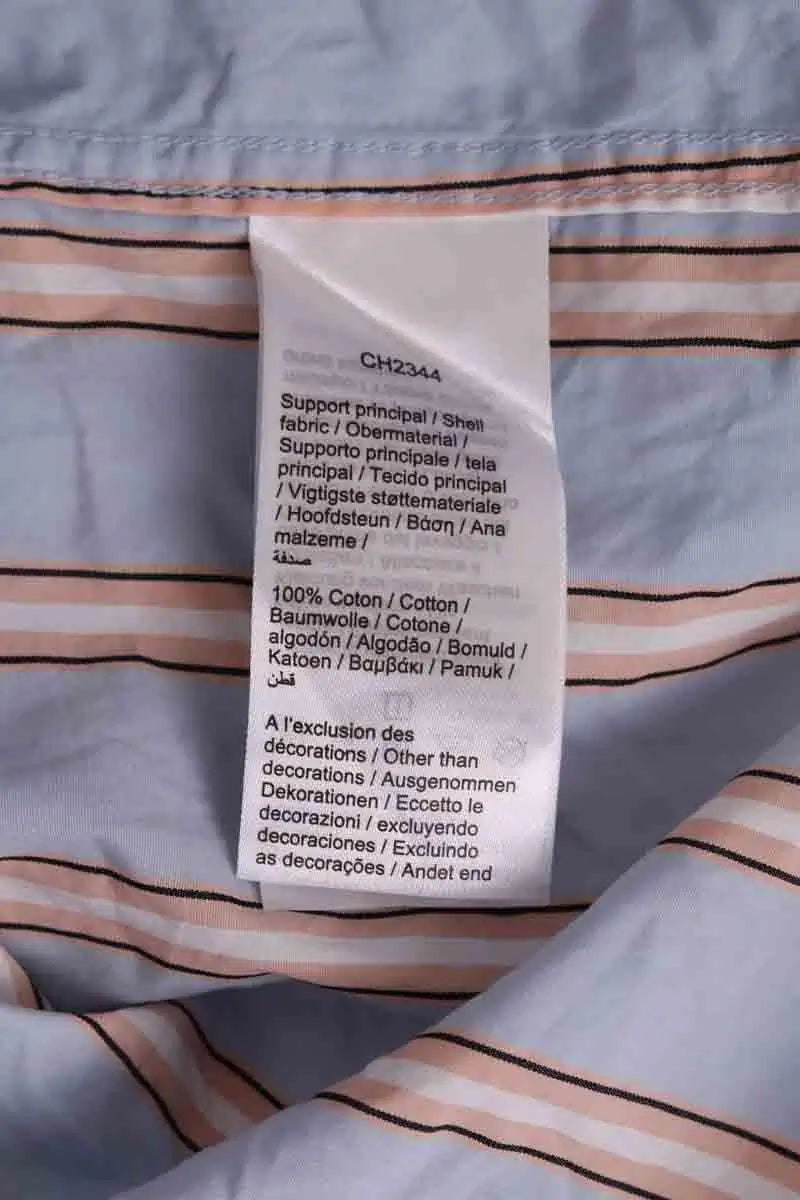 Chemise Lacoste Bleu en Coton