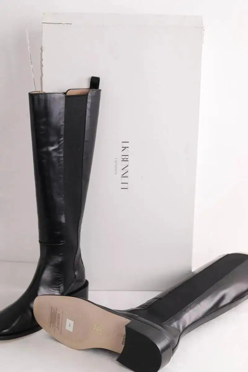 Bottes LK Bennett Zara Noir en Cuir