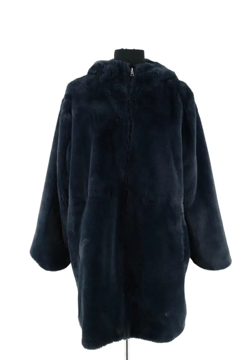 Manteau Gerard Darel Bleu en Synthétique, taille S - Seconde Main