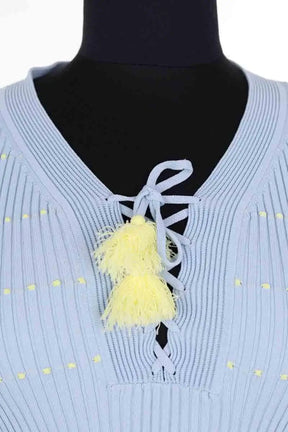 Pull Sandro Bleu en Viscose