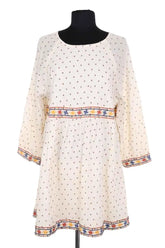 Robe Sézane Beige en Coton, taille M - Seconde Main