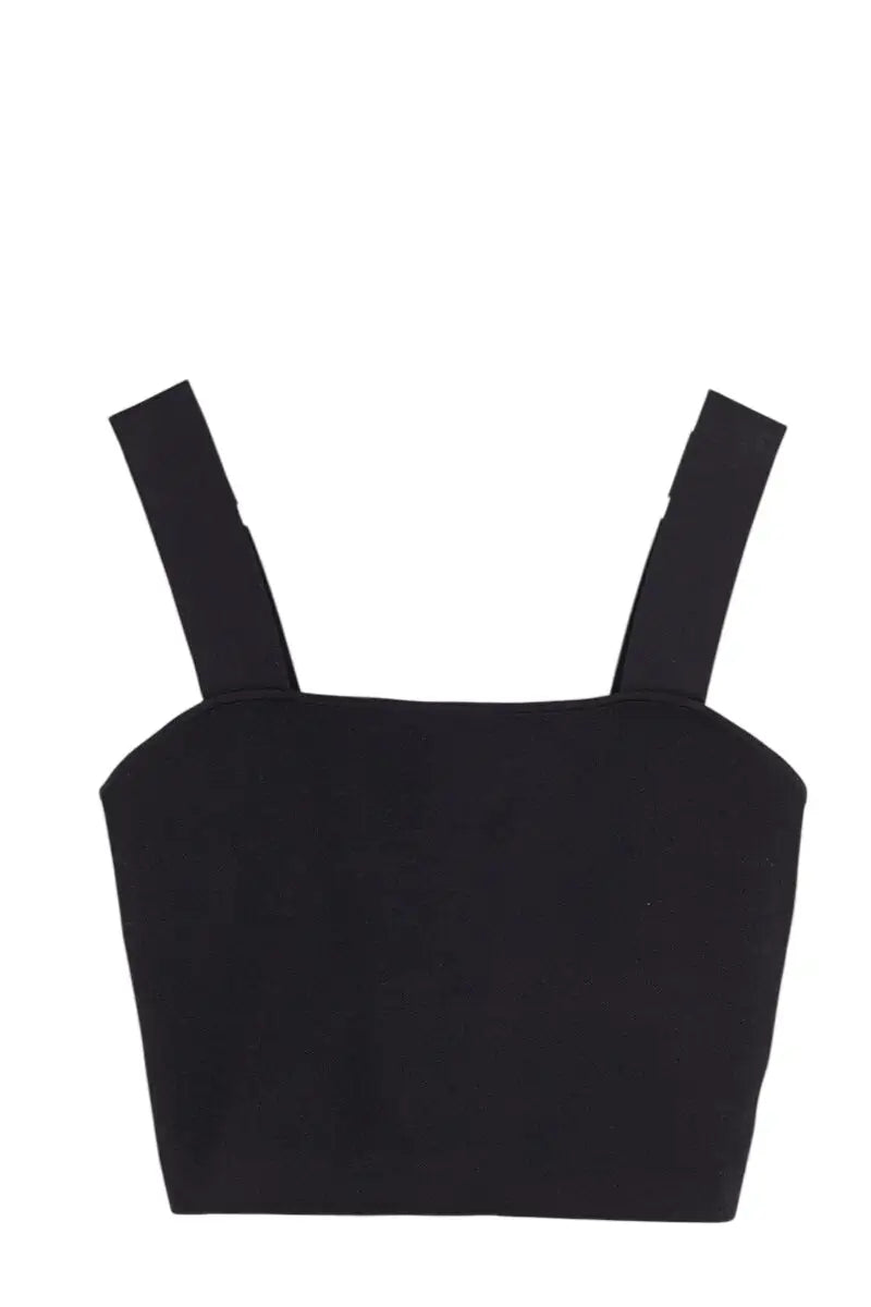 Top sans manche Maje Noir en Viscose, taille S - Seconde Main