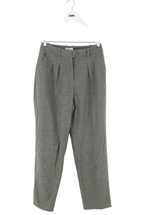 Pantalon Claudie Pierlot Gris en Laine, taille S - Seconde Main