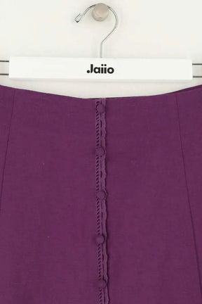 Jupe Sézane Violet en Lin