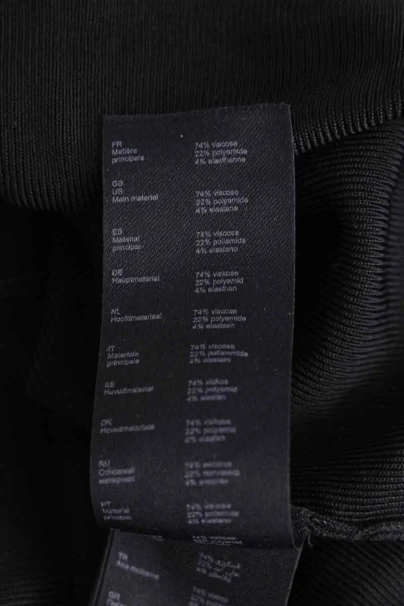 Top sans manche Maje Noir en Viscose
