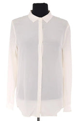 Chemise The Kooples Ecru en Soie, taille XS - Seconde Main