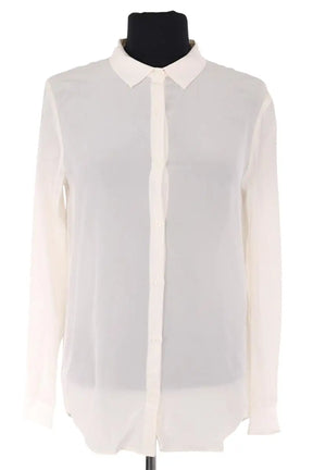 Chemise The Kooples Ecru en Soie, taille XS - Seconde Main