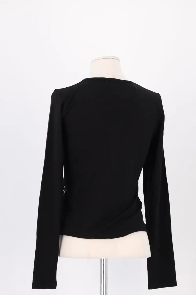 T-shirt Barbara Bui Noir en Coton