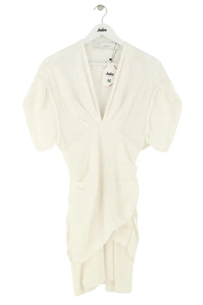 Robe Iro Blanc en Synthétique, taille S - Seconde Main