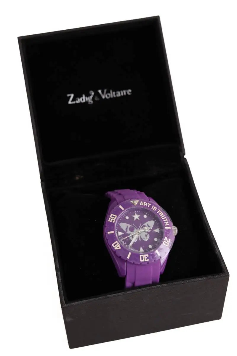 Montre Zadig & Voltaire Violet en Caoutchouc