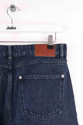 Jean large Balzac Marine en Coton