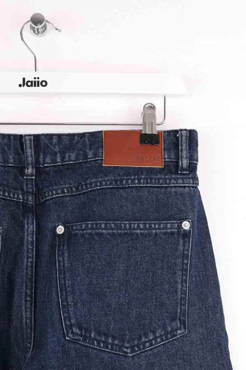 Jean large Balzac Marine en Coton