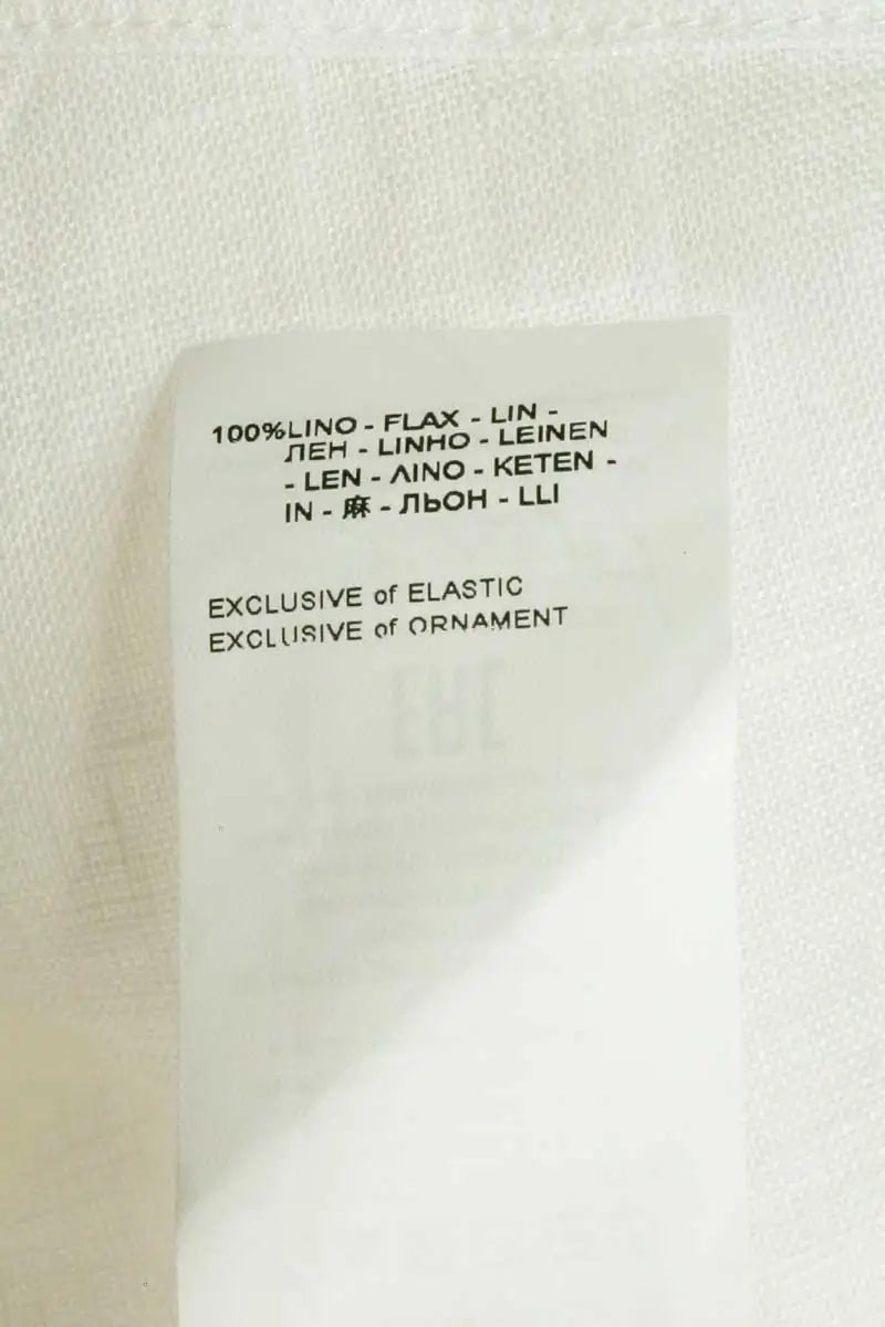 Robe Falconeri Blanc en Lin