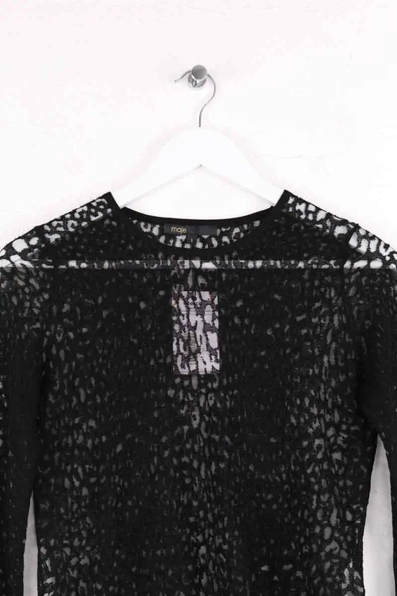 Blouse Maje Noir en Viscose
