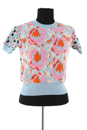 T-shirt Armarium Bleu en Coton, taille S - Seconde Main